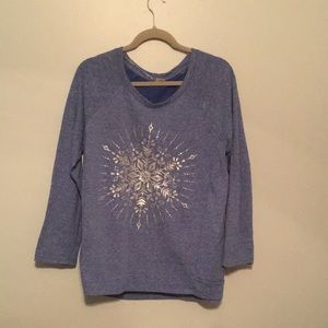 Snowflake Christmas/Winter Long Sleeve Top l Holiday Time